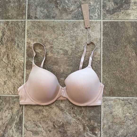 Skims Fits Everybody T-shirt Bra Clay Size 34C - Picture 1 of 8